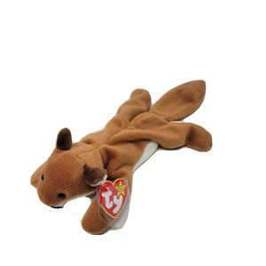 Ty Sly The Fox Beanie Baby #4115 1996 Brown With Tags